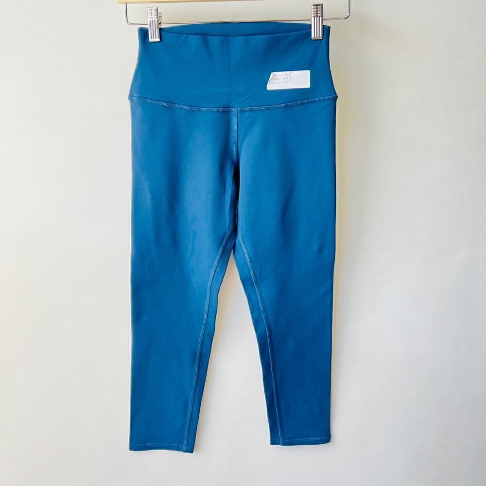 ALO yoga Highrise 20” crop leggings in blue size S B52